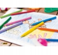 Kredki Woskowe BIC KIDS Plastidecor 18 kolorów