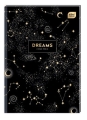 Brulion A5 96 Kartka Krata Interdruk Metallic Dreams