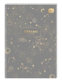 Brulion A5 96 Kartka Krata Interdruk Metallic Dreams