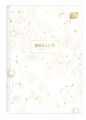 Brulion A5 96 Kartka Krata Interdruk Metallic Dreams