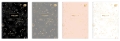 Brulion A5 96 Kartka Krata Interdruk Metallic Dreams