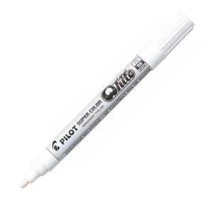 Marker Olejowy Pilot Okrągły Biały SC-W-M