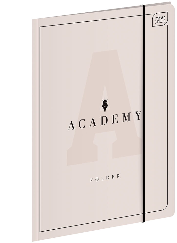 Teczka z Gumką A4+ Academy Pastel Interdruk