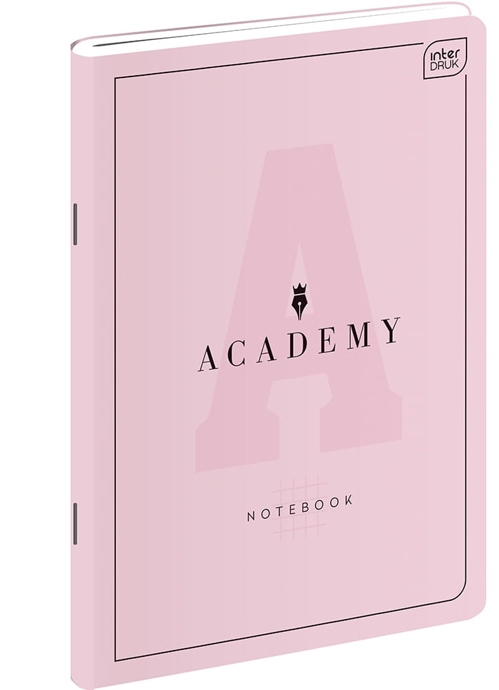 Zeszyt A5/60 Kratka M 90g Academy Pastel Interdruk
