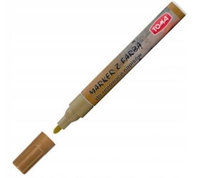 Marker Olejowy Toma Okrągły Złoty Do Renowacji Nagrobków TO-448