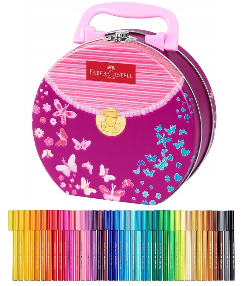 Flamastry Connector 33 sztuk Torebka Faber-Castell