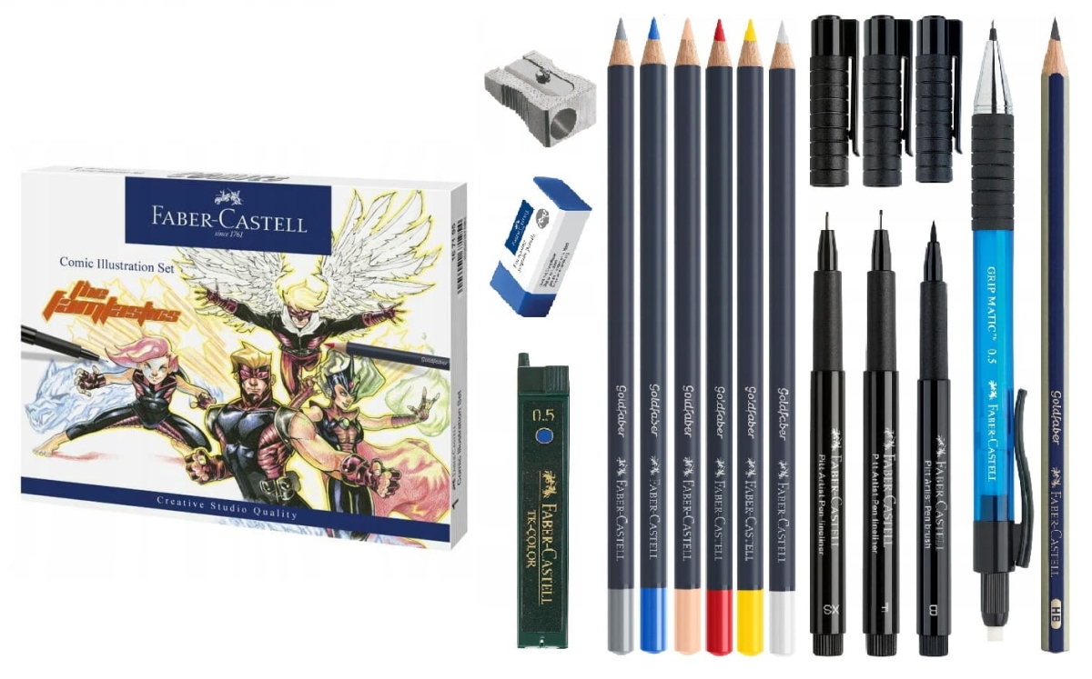 Zestaw Do Rysowania Komiksów 15 Elementów The Famazings Faber-Castell