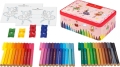 Flamastry Connector 33 kolory w metalowej szkatułce Ballerina Faber-Castell