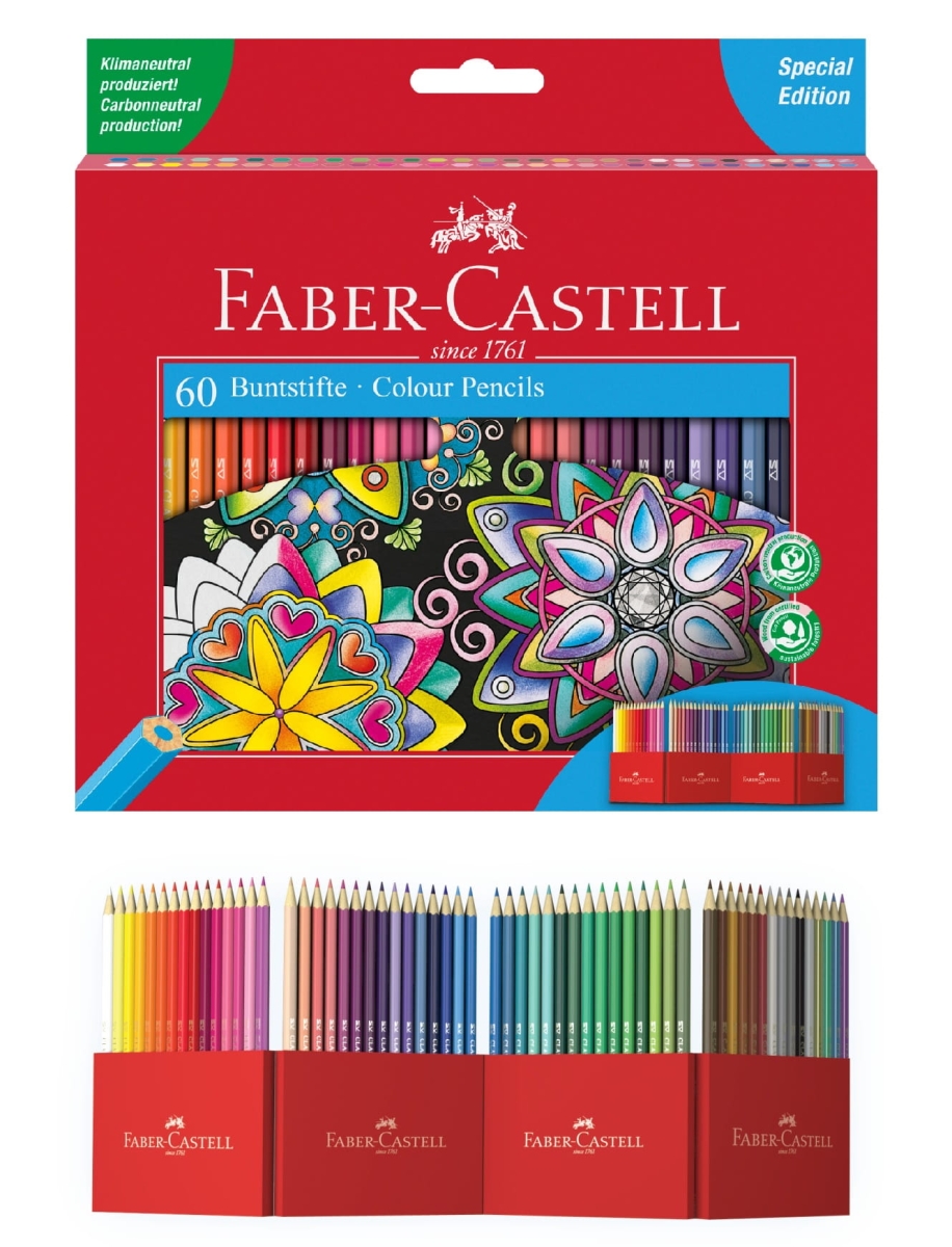 Kredki Ołówkowe Faber-Castell Zamek 60 Kolorów