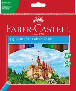 Kredki Ołówkowe Faber-Castell Zamek 48 Kolorów 