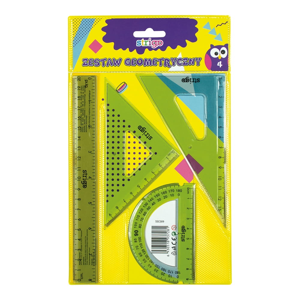 Zestaw Geometryczny 4 Elementy Strigo SSC009