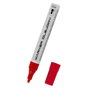 Marker Olejowy Toma Economy 420 Okrągły Czerwony