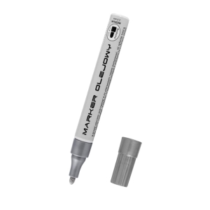 Marker Olejowy Toma Economy 420 Okrągły Srebrny