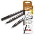 Zestaw do Liternictwa Pentel Brush Sign Pen Pigment SESP15-ST3