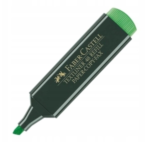 Zakreślacz Faber-Castell Zielony Textliner 48