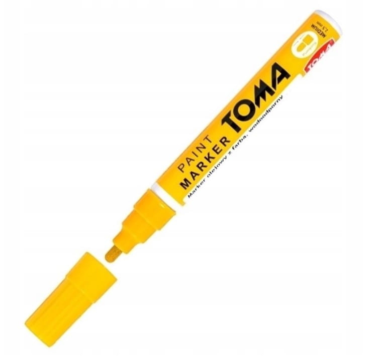 Marker Olejowy Olejny Toma To-440 Żółty