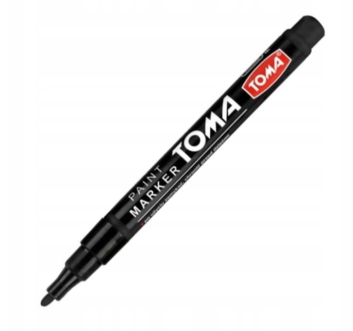 Marker Olejowy Olejny Toma 441 Fine Cienki Czarny