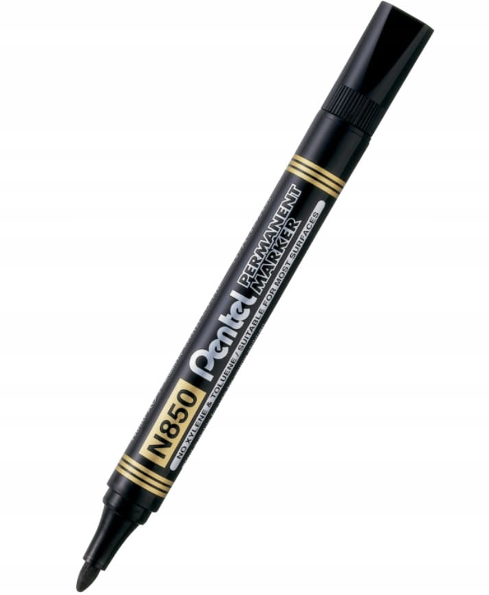 Marker Pentel Okrągły Czarny N850 A