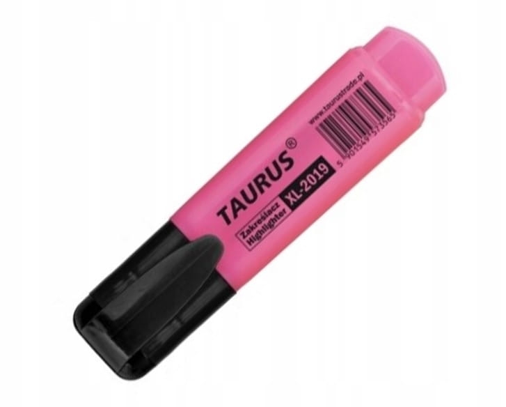 Zakreślacz Taurus Różowy