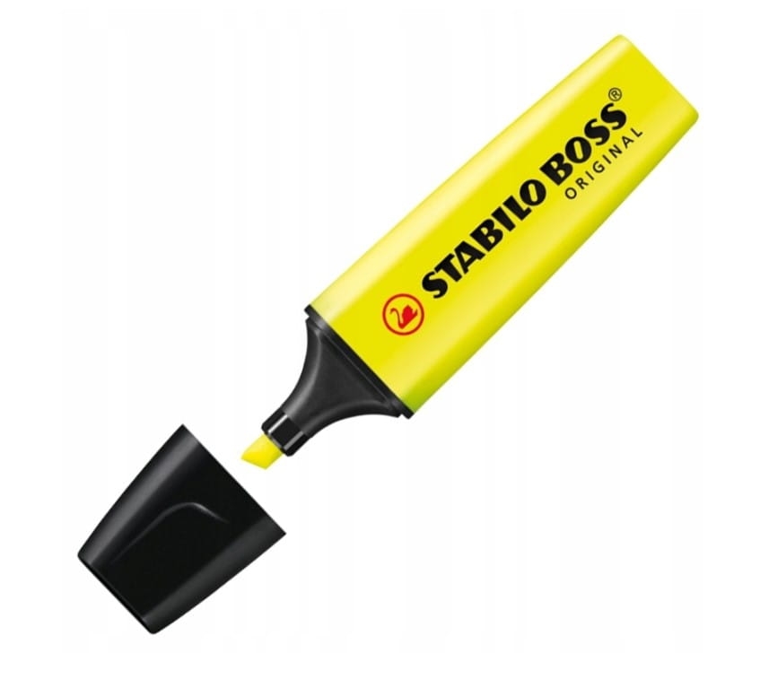 Zakreślacz Do Tekstu Stabilo Boss Original Żółty