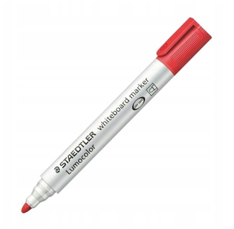 Marker Suchościeralny Lumocolor Okrągły Staedtler Czerwony S351-2