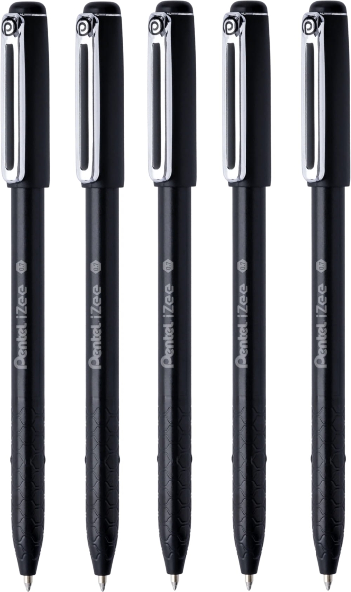 Długopis Automatyczny Pentel iZee Czarny BX467-A  5 sztuk