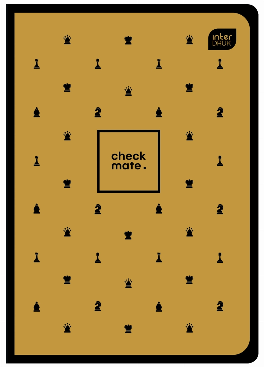 Zeszyt A5 32 Kartek Linia 70g Soft Touch Chess Szachy Interdruk