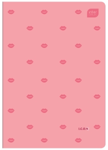 Zeszyt A5 80 Kartek Krata 70g Ikonki Soft Touch Interdruk