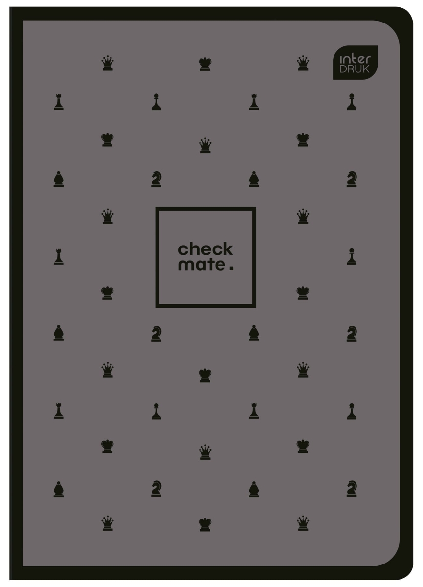 Zeszyt A5 96 Kartek Krata 70g SoftTouch Szachy Interdruk