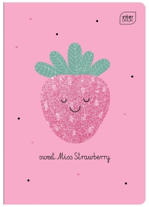 Zeszyt A5 32 Kartek Krata 70g Brokatowy Interdruk