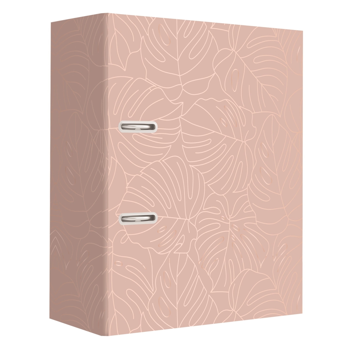 Segregator A4 75mm  Metallic Rose Gold Monstera Interdruk