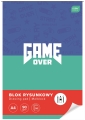 Blok Rysunkowy A4 50 Arkuszy 90g Game Over Interdruk