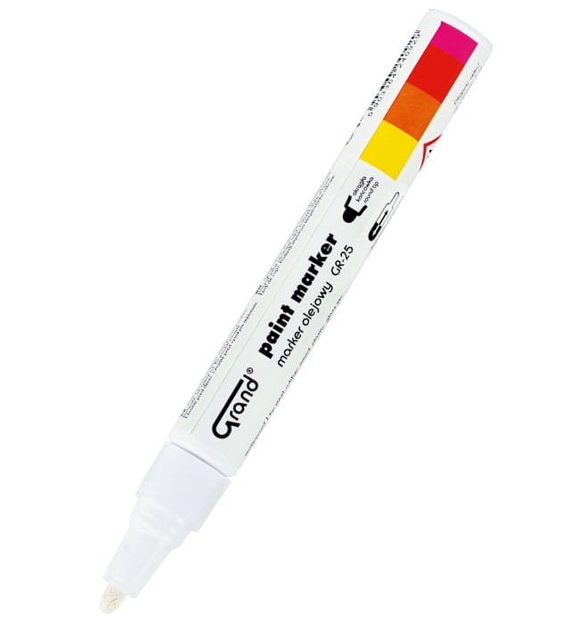 Marker Olejowy Grand GR-25 Biały Z Farbą