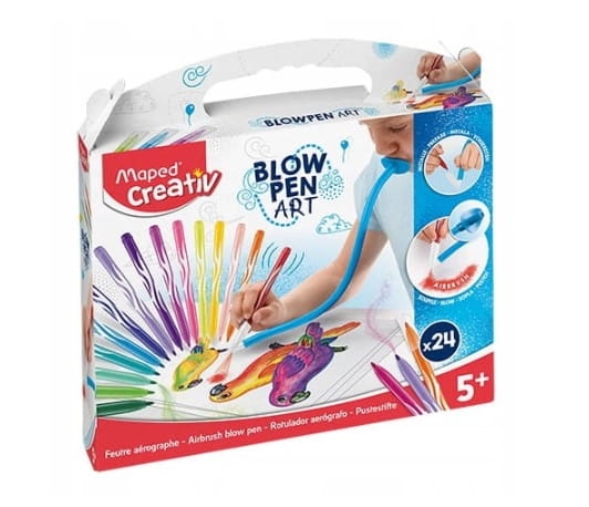 Flamastry Dmuchane Dla Dzieci Maped Blowpen 24 kolory 