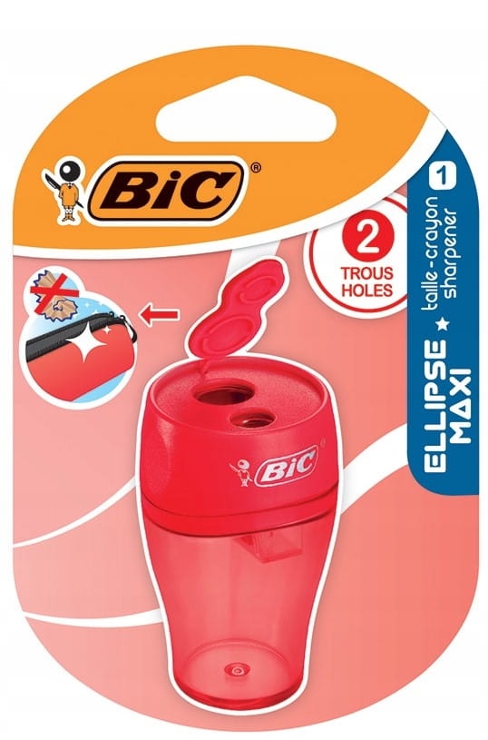 Temperówka Bic Ellipse Czerwona Podwójna Z Pojemnikiem