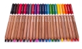 Kredki Ołówkowe Drewno Cedrowe Astra 24 Kolory Opakowanie Metalowe 