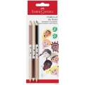 Kredki Ołówkowe Dwustronne W Odcieniach Skóry 3 Sztuki Faber-Castell