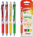 Pióro Pentel Energel BL77 4 Sztuki Mięsiste Cytrusy