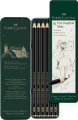 Ołówek Artystyczny Pitt Graphite Matt 6 Sztuk Opakowanie Metalowe Faber-Castell