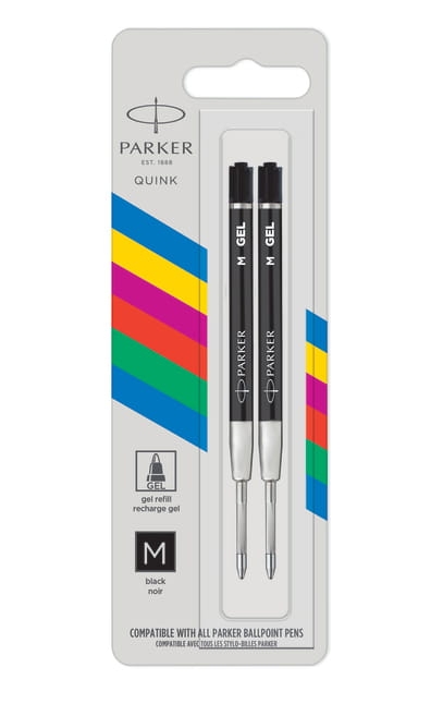 Wkład Do Długopisu Parker Jotter Gel Czarny 2 Sztuki
