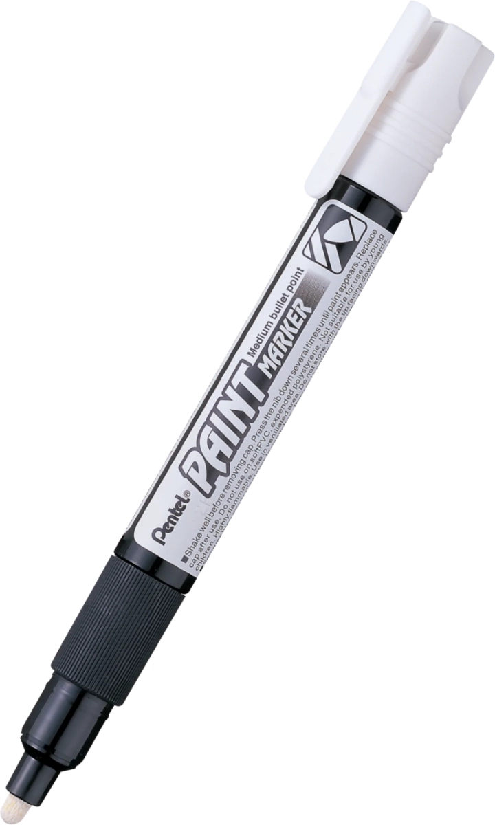 Marker Olejowy Pentel MMP20W Okrągły Biały