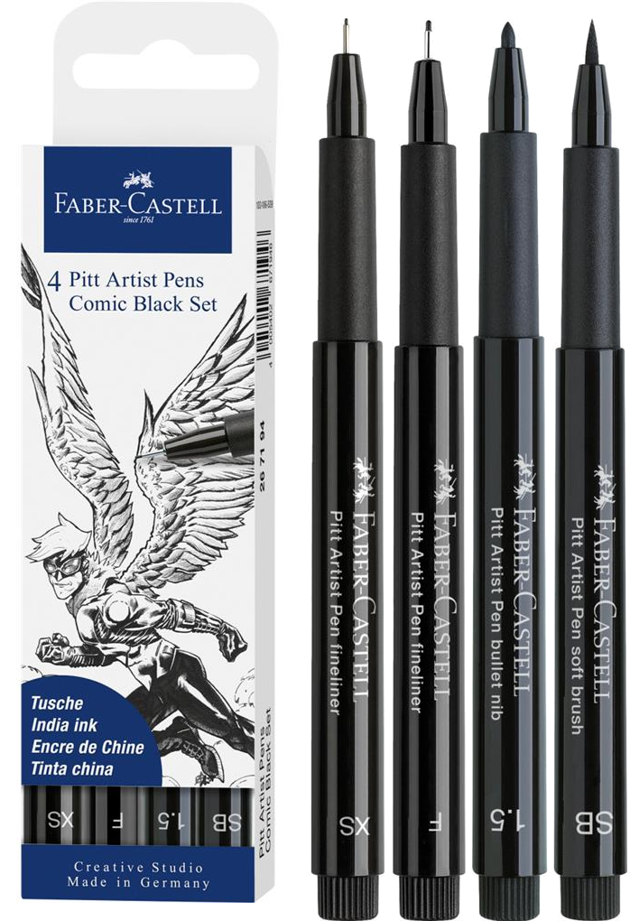 Zestaw Do Rysowania Komiksów Pit Artist Pen "The Famazings- Son" 6 Sztuk Faber-Castell 267194FC