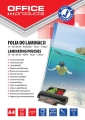 Folia Do Laminowania Office Products A4 80mikr Błyszcząca Transparentna 