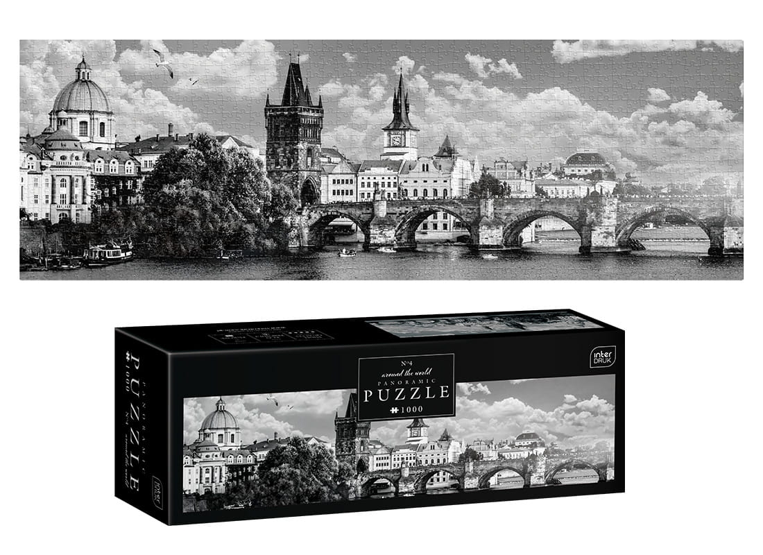 Puzzle Panoramiczne 1000 Around the World 4 Interdruk