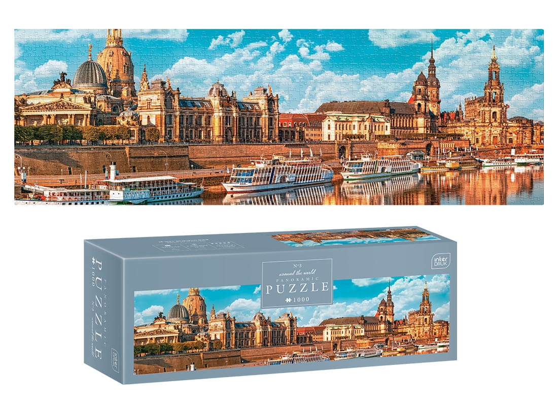 Puzzle Panoramiczne 1000 Around the World 3 Interdruk