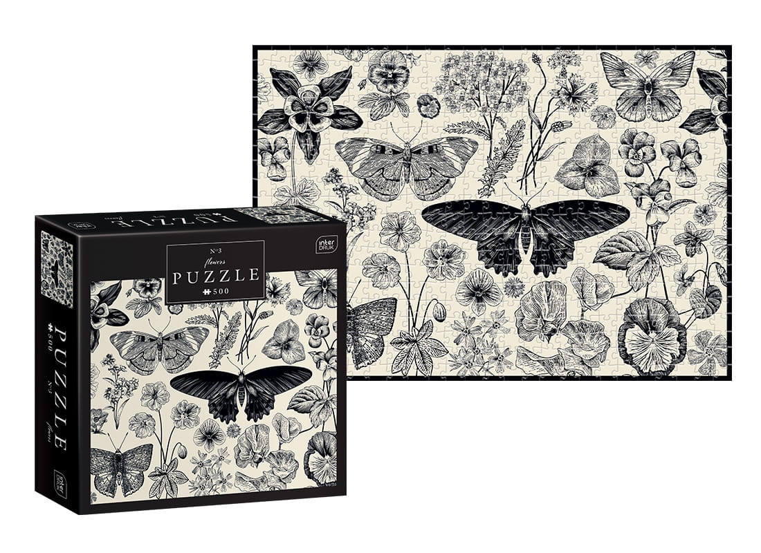 Puzzle 500 Flowers 3 Interdruk