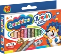 Kredki Szkolne Bambino Z Glinki 18 Kolorów