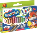 Kredki Szkolne Bambino Z Glinki 18 Kolorów