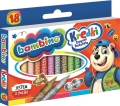 Kredki Szkolne Bambino Z Glinki 18 Kolorów