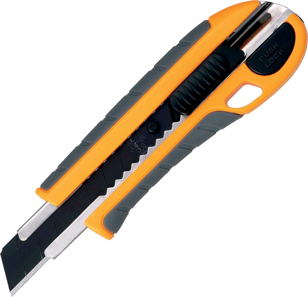 Nóż segmentowy 18mm KDS Japan G-15 Grip Auto-Lock + 3 ostrza